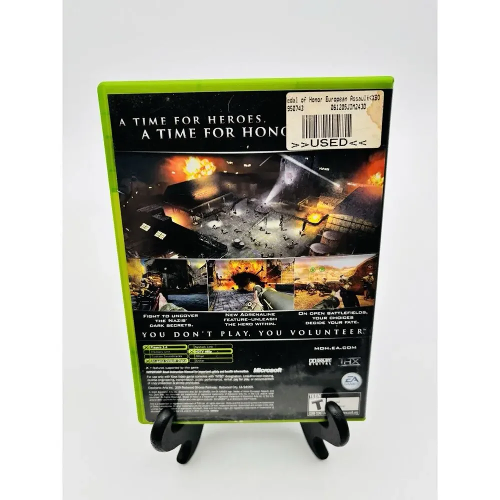 Medal of Honor: European Assault (Original Xbox) CIB COMPLETE TESTED WORKS VG